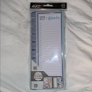 The Happy Planner This Week’s Goals Paper